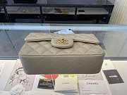 Kitlife Chanel Classic Flap Bag Lambskin Beige In Silver/Gold Hardware - 20cm - 6