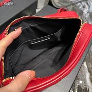 Kitlife YSL Lou Camera Bag In Matte Leather Red - 520534 - 23x16x6cm - 5