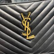 Kitlife YSL Lou Camera Bag In Matte Leather Black In Gold Hardware - 520534 - 23x16x6cm - 6