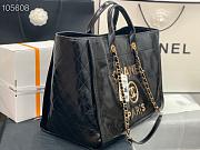 Kitlife Chanel Shopping Calfskin Black Bag - 66941#- 40X31X21CM - 5