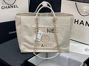 Kitlife Chanel Shopping Calfskin White Bag - 66941#- 40X31X21CM - 1