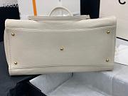 Kitlife Chanel Shopping Calfskin White Bag - 66941#- 40X31X21CM - 5