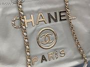 Kitlife Chanel Shopping Calfskin White Bag - 66941#- 40X31X21CM - 2