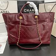 Kitlife Chanel Shopping Calfskin Red Bag - 66941#- 40X31X21CM - 4