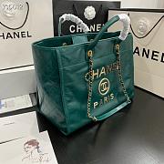 Kitlife Chanel Shopping Calfskin Green Bag - 66941#- 40X31X21CM - 6