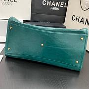 Kitlife Chanel Shopping Calfskin Green Bag - 66941#- 40X31X21CM - 5