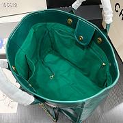 Kitlife Chanel Shopping Calfskin Green Bag - 66941#- 40X31X21CM - 4