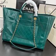 Kitlife Chanel Shopping Calfskin Green Bag - 66941#- 40X31X21CM - 3