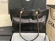 Kitlife Chanel Shopping Calfskin Black Bag - 66941# - 2 sizes - 6