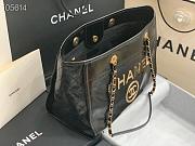 Kitlife Chanel Shopping Calfskin Black Bag - 66941# - 2 sizes - 4