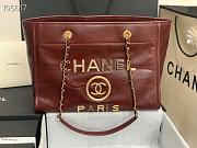 Kitlife Chanel Shopping Calfskin Red Bag - 66941# - 2 sizes USD 420.00  - 1
