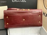 Kitlife Chanel Shopping Calfskin Red Bag - 66941# - 2 sizes USD 420.00  - 4