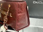 Kitlife Chanel Shopping Calfskin Red Bag - 66941# - 2 sizes USD 420.00  - 5