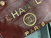 Kitlife Chanel Shopping Calfskin Red Bag - 66941# - 2 sizes USD 420.00  - 6