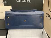 Kitlife Chanel Shopping Calfskin Blue Bag - 66941# - 2 sizes USD 420.00  - 4