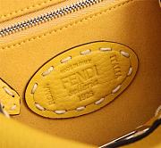 Kitlife Fendi Peekaboo Mini Yellow Full Grain Leather Bag - 8BN244 - 23x11x18cm - 2