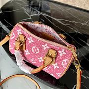 Kitlife Louis Vuitton Small Speedy Handbag Pink Monogram Canvas - M81168 - 16.0 x 11.0 x 9.0 cm - 3