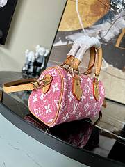 Kitlife Louis Vuitton Small Speedy Handbag Pink Monogram Canvas - M81168 - 16.0 x 11.0 x 9.0 cm - 4