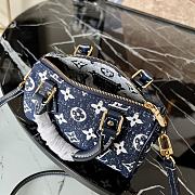 Kitlife Louis Vuitton Small Speedy Handbag Blue Monogram Canvas - M81168 - 16.0 x 11.0 x 9.0 cm - 6