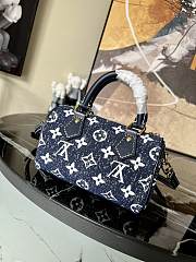 Kitlife Louis Vuitton Small Speedy Handbag Blue Monogram Canvas - M81168 - 16.0 x 11.0 x 9.0 cm - 4