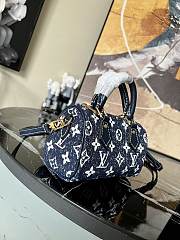 Kitlife Louis Vuitton Small Speedy Handbag Blue Monogram Canvas - M81168 - 16.0 x 11.0 x 9.0 cm - 3