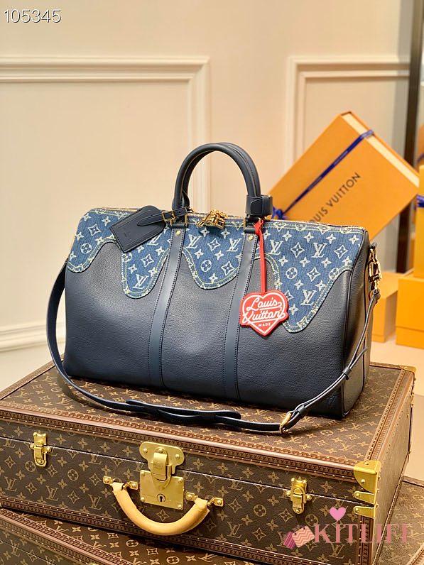 Kitlife Louis Vuitton Travel Bag Denim Blue - M45975 - 50.0 x 29.0 x 23.0cm - 1