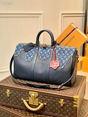 Kitlife Louis Vuitton Travel Bag Denim Blue - M45975 - 50.0 x 29.0 x 23.0cm - 1