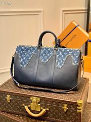 Kitlife Louis Vuitton Travel Bag Denim Blue - M45975 - 50.0 x 29.0 x 23.0cm - 5