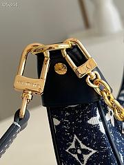 Kitlife Louis Vuitton Loop Baguette Handbag Denim Blue  - M59609 - 25 x 19 x 15 cm - 3
