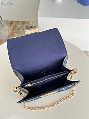 Kitlife Louis Vuitton Dauphine Denim Blue Handbag - M59609 - 25 x 19 x 15 cm - 5