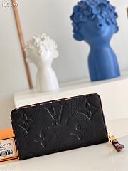 Kitlife Louis Vuitton Zippy Wallet Monogram Empreinte Leather Black - M80685 - 19.5 x 10.5 x 2.5 - 4