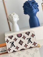Kitlife Louis Vuitton Zippy Wallet White Leopard Print - M80755 - 19.5 x 10.5 x 2.5 - 3