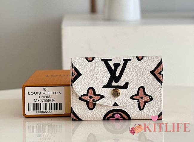 Kitlife Louis Vuitton VICTORINE WALLET White Leopard Print - M80755 - 11 x 8 x 2.5 cm - 1