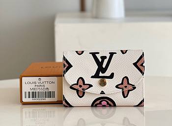 Kitlife Louis Vuitton VICTORINE WALLET White Leopard Print - M80755 - 11 x 8 x 2.5 cm