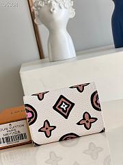 Kitlife Louis Vuitton VICTORINE WALLET White Leopard Print - M80755 - 11 x 8 x 2.5 cm - 4