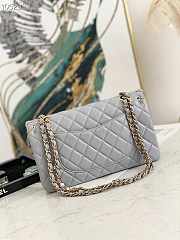 Kitlife Chanel Flap Bag Gray - 25.5cm - 4