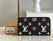 Kitlife Louis Vuitton Zippy Wallet Black Leopard Print - M80755 - 19.5 x 10.5 x 2.5 - 1