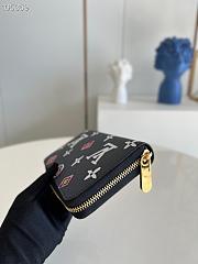 Kitlife Louis Vuitton Zippy Wallet Black Leopard Print - M80755 - 19.5 x 10.5 x 2.5 - 6