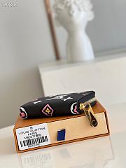 Kitlife Louis Vuitton Zippy Coin Purse Black Leopard Print - M80755 - 11 x 8.5 x 2 cm - 5