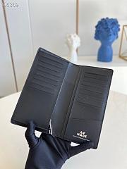 Kitlife Louis Vuitton Brazza Wallet Black Denim – M66540 - 10 x 19 x 2cm - 3