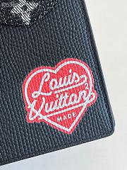Kitlife Louis Vuitton Brazza Wallet Black Denim – M66540 - 10 x 19 x 2cm - 2