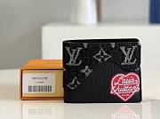 Kitlife Louis Vuitton Multiple Wallet Black Denim – M81020 - 11.0x 9.0x 1.5 cm - 1