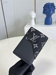 Kitlife Louis Vuitton Pocket Wallet Black Denim – M81015 - 8 x 11 x 1 cm - 4