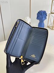 Kitlife Louis Vuitton Zippy Wallet Blue Denim– M63095 - 20×10cm - 4