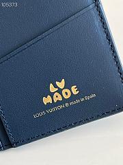 Kitlife Louis Vuitton Brazza Wallet Blue Denim – M66540 - 10 x 19 x 2cm - 2