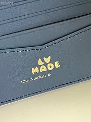 Kitlife Louis Vuitton Multiple Wallet Blue Denim – M81020 - 11.0x 9.0x 1.5 cm - 3