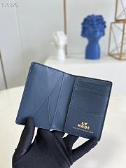 Kitlife Louis Vuitton Pocket Wallet Blue Denim – M81015 - 8 x 11 x 1 cm - 4