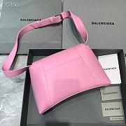 Kitlife Balenciaga Downtown Shoulder Bag Pink In Silver Hardware - 29X10X18cm - 6