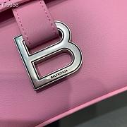 Kitlife Balenciaga Downtown Shoulder Bag Pink In Silver Hardware - 29X10X18cm - 2