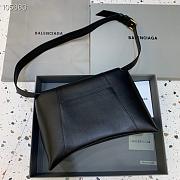 Kitlife Balenciaga Downtown Shoulder Black Bag Gold Hardware - 32x16x21cm - 6